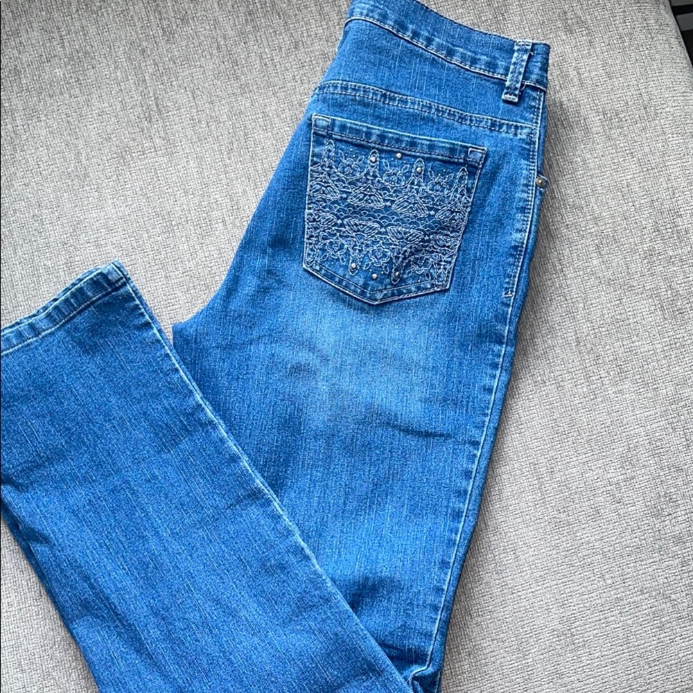 Stylish Blue Denim Jeans Gloria Vanderbilt 6